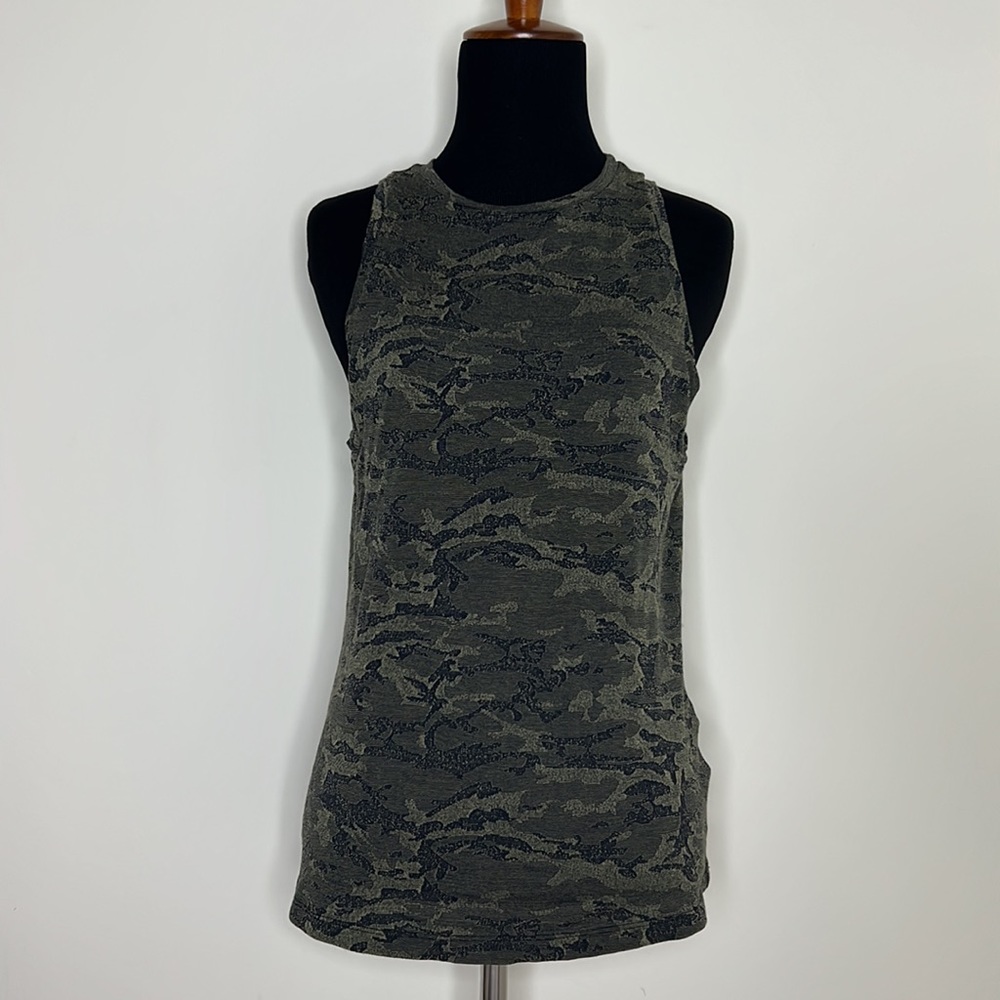 METALICUS Military Camo High Neck Tank Top M/L